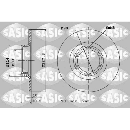 2 Disques De Frein Arrière Pour Renault 4 5 12 Variable 15 17 18 7700502515