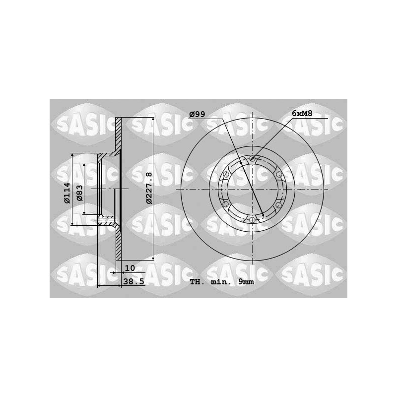 2 Disques De Frein Arrière Pour Renault 4 5 12 Variable 15 17 18 7700502515