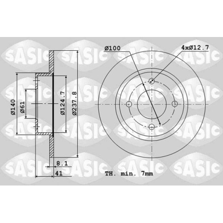 2 Disques De Frein Avant Pour Renault Clio I Rapid Super 5 Twingo 7700716947