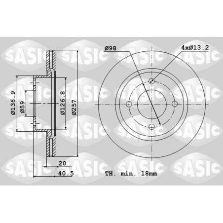 2 Disques De Frein Avant Pour Fiat Alfa Romeo Lancia 46416712 46423415 51749124