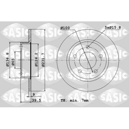 2 Disques De Frein Arrière Pour VW Bora Audi Seat Skoda 1J0615601 1J0615601C