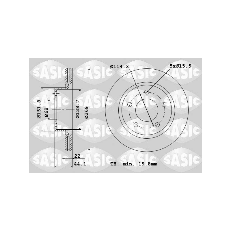 2 Disques De Frein Avant Pour Renault Duster Kaptur Megane IV Dacia Duster