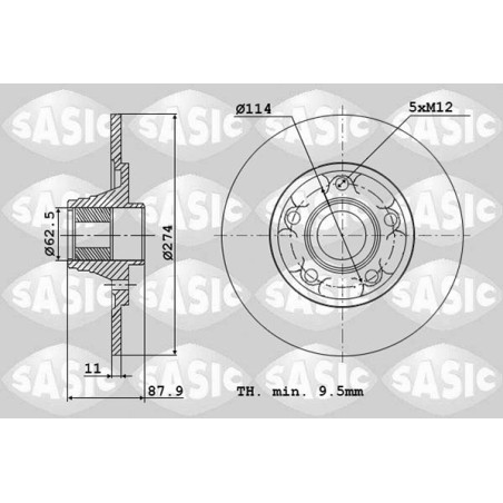 2 Disques De Frein Arrière Pour Renault Fluence Grand Scénic III 402029646R