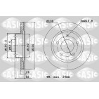 2 Disques De Frein Avant Pour Ford Land Rover Volvo 1379965 31341382 1384689