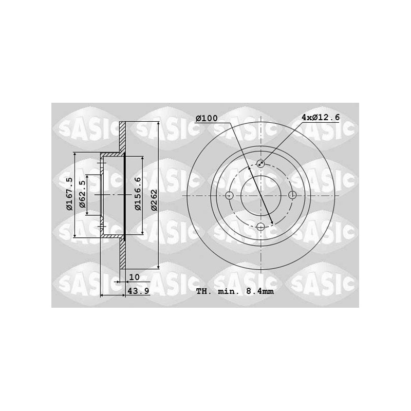 2 Disques De Frein Arrière Pour Hyundai Accent IV Bayon i20 Active Kia RIO III