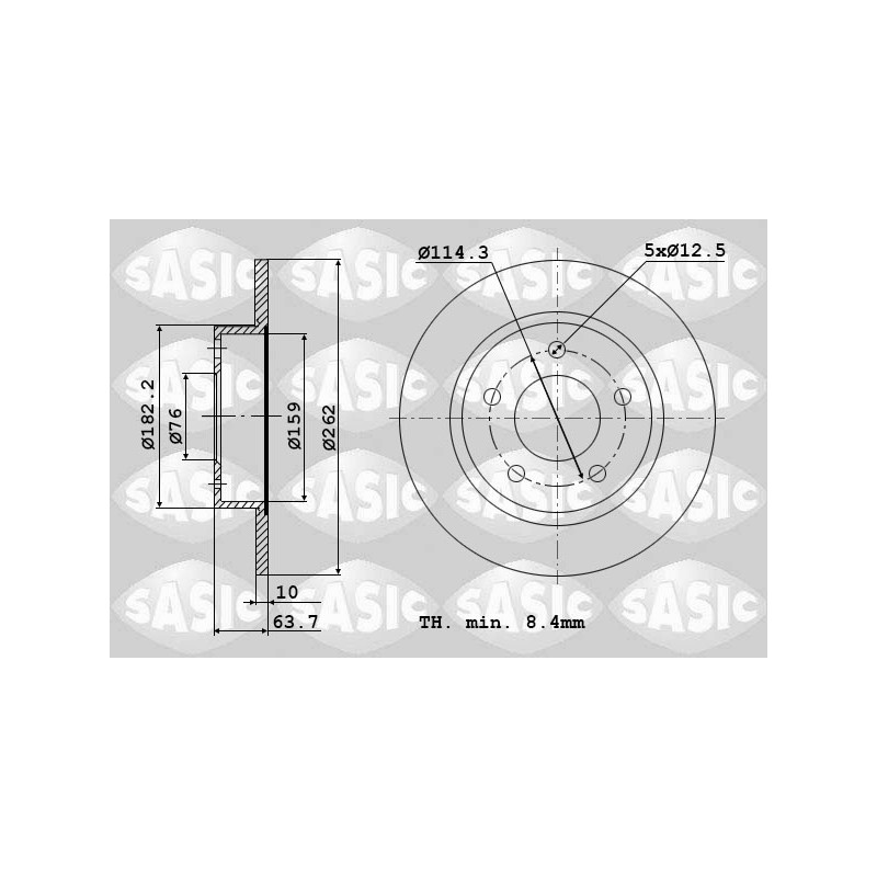 2 Disques De Frein Arrière Pour Kia Cerato II Soul I 584112K300