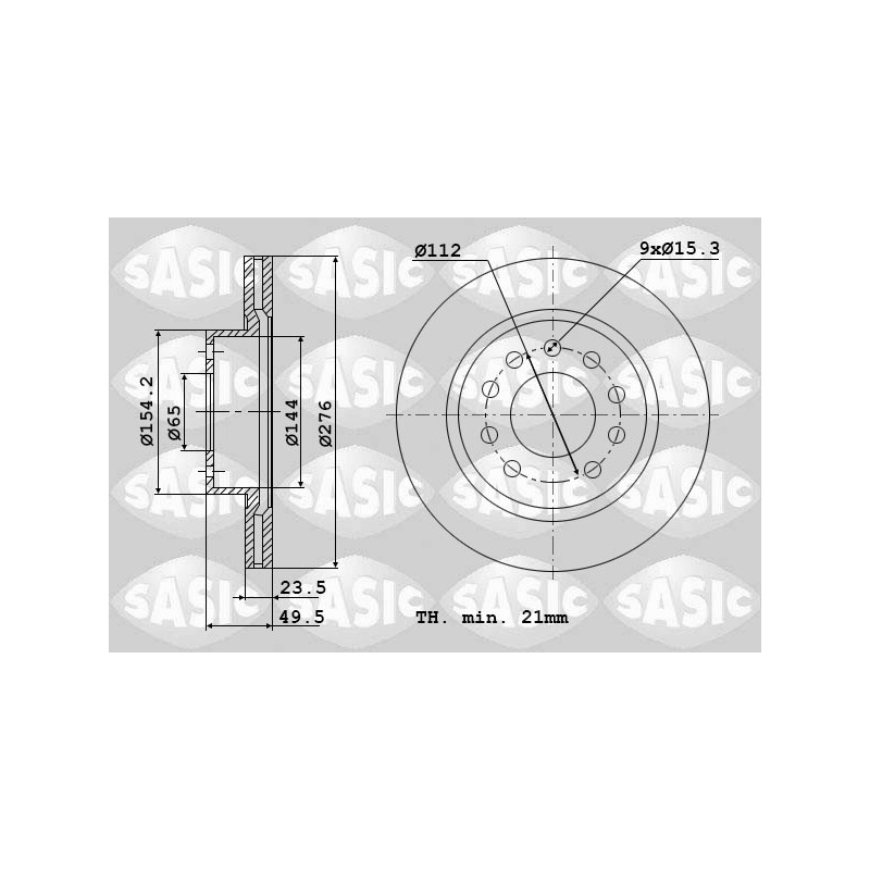 2 Disques De Frein Avant Pour VW Audi A3 Seat Skoda 5Q0615301A 5Q0615301E