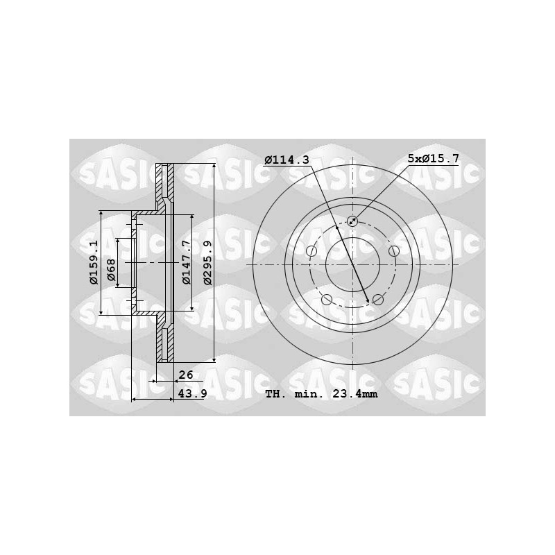 2 Disques De Frein Avant Pour Renault Fluence Grand Scénic III 402067023R