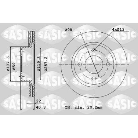 2 Disques De Frein Avant Pour Peugeot Fiat Alfa Romeo Citroën 424974 46401356