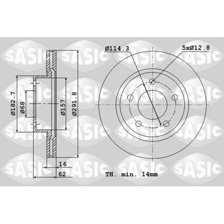 2 Disques De Frein Arrière Pour Renault Koleos I Nissan Juke Leaf Qashqai +2 I