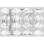 2 Disques De Frein Avant Pour Toyota Avensis 4351205050 4351205070 4351205110