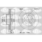 2 Disques De Frein Avant Pour Opel Ampera Astra J - Zafira A B Family Tourer C