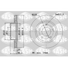 2 Disques De Frein Avant Pour Peugeot Opel Toyota Citroën 424993 3641958 4249K1
