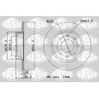 2 Disques De Frein Arrière Pour Renault Opel Nissan 432067943R 4421180 93168942