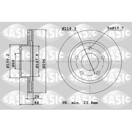 2 Disques De Frein Avant Pour Renault Opel Fiat Nissan 402066352R 4422285