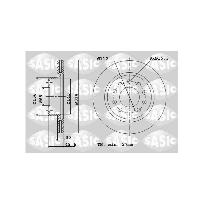 2 Disques De Frein Avant Pour VW Seat Alhambra Skoda 1K0615301AJ 5QF615301A