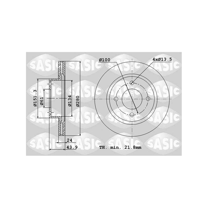 2 Disques De Frein Avant Pour Renault Laguna Megane Scenic Twingo Wind Dacia