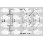 2 Disques De Frein Avant Pour Peugeot 301 Partner Citroën Berlingo C-Elysee C2