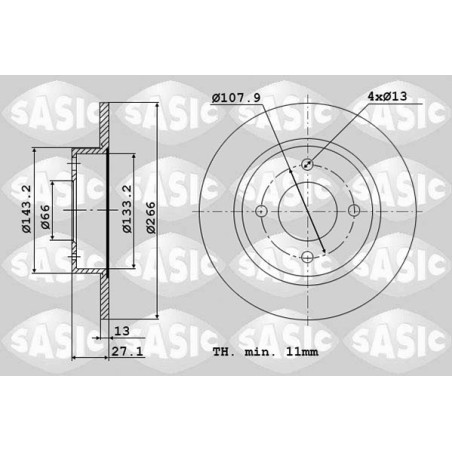 2 Disques De Frein Avant Pour Peugeot 301 Partner Citroën Berlingo C-Elysee C2