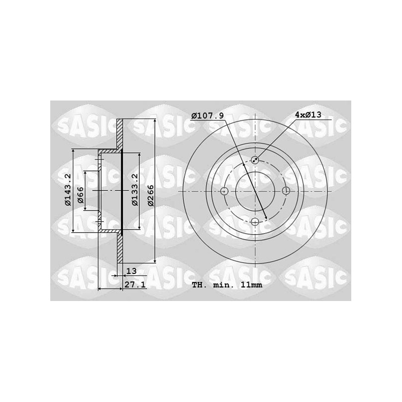 2 Disques De Frein Avant Pour Peugeot 301 Partner Citroën Berlingo C-Elysee C2
