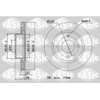 2 Disques De Frein Avant Pour Peugeot Opel Citroën DS 4246W1 1629058880 4246W7