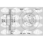 2 Disques De Frein Avant Pour Opel Astra F G H Combo/Monospace Combo Tour 569060