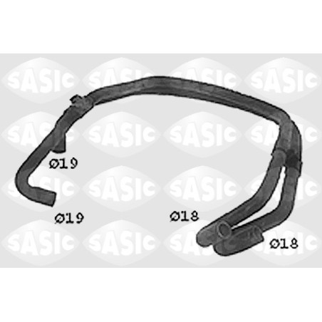 Durite De Radiateur Pour Renault Rapid Super 5 6006003526 7700762033 7700762034