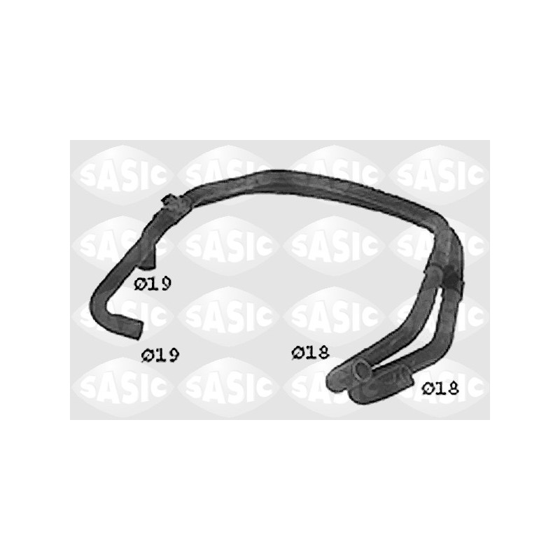 Durite De Radiateur Pour Renault Rapid Super 5 6006003526 7700762033 7700762034