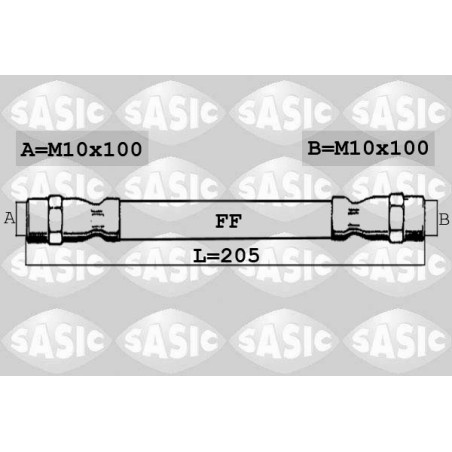 Flexible De Frein Arrière Pour VW Derby Golf I II Passat Polo Scirocco Audi 50