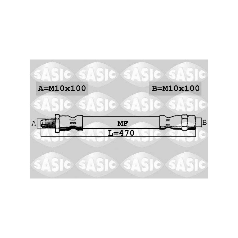 Flexible de Frein Avant Pour Peugeot 1007 Partner Citroën Berlingo C2 C3 I