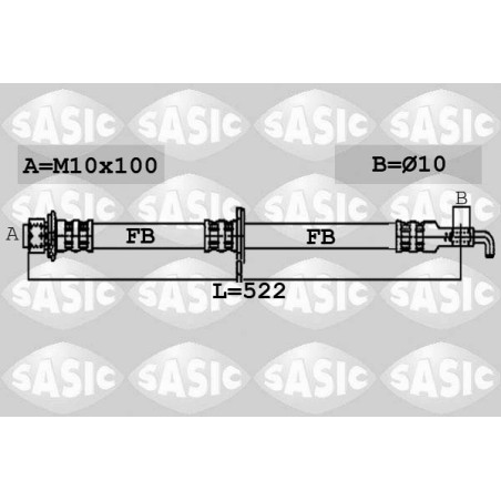 Flexible De Frein Pour Peugeot Toyota Citroën C1 4806E1 90947W2002 90947W2003