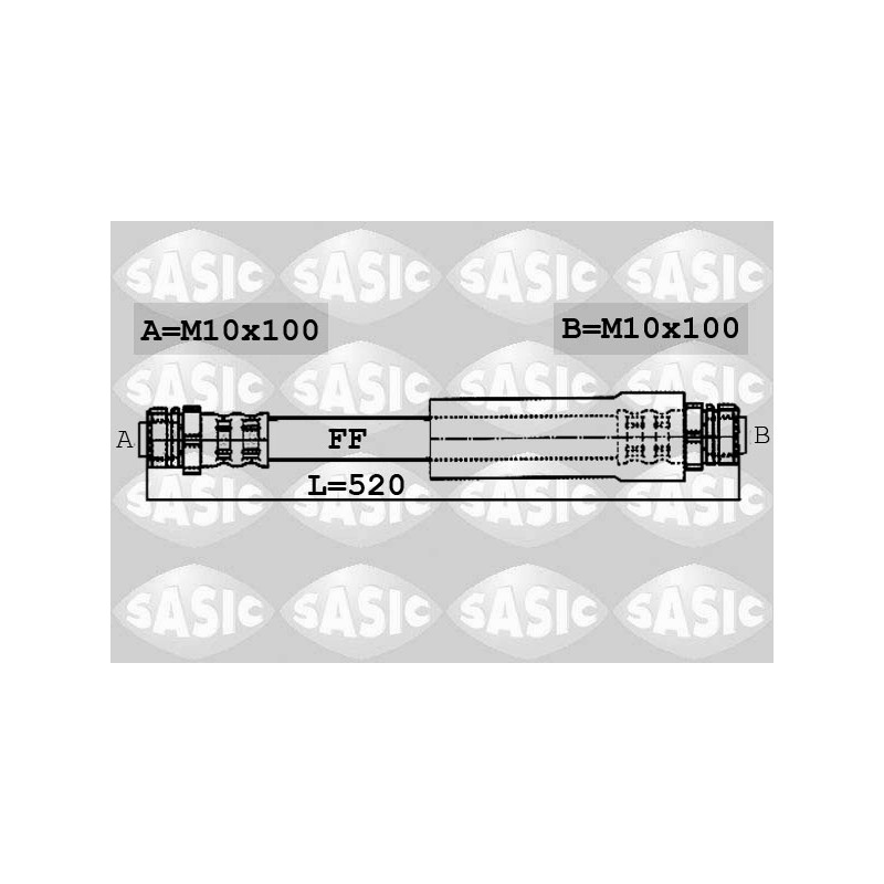 Flexible De Frein Arrière Pour VW Caddy III 2K0611775D 2K0611775K 2K0611775L