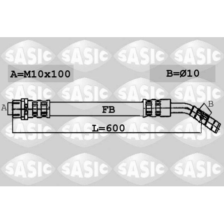 Flexible De Frein Pour Toyota RAV 4 II 9094702C55