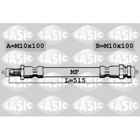 Flexible de Frein Avant Pour Peugeot Opel Fiat Citroën 1617432480 52026548
