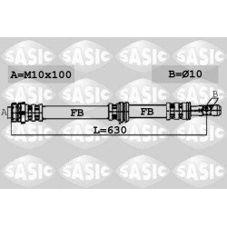 Flexible De Frein Pour Peugeot 4007 Citroën C-Crosser 4806H9