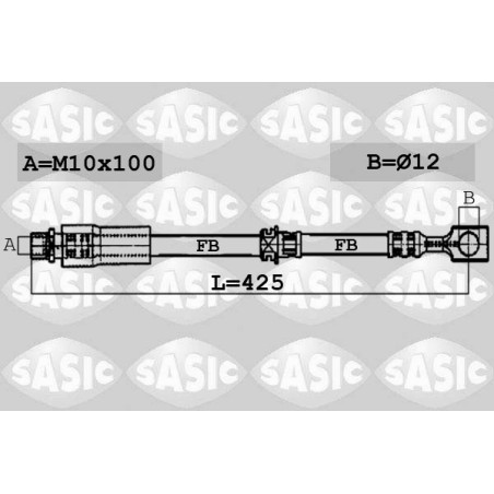 Flexible de Frein Avant Pour Fiat Croma 51759919