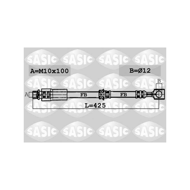 Flexible de Frein Avant Pour Fiat Croma 51759919