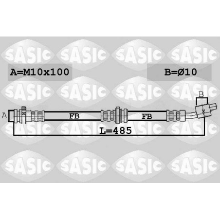Flexible De Frein Pour Nissan Almera Classic II Hatchback 462105M400