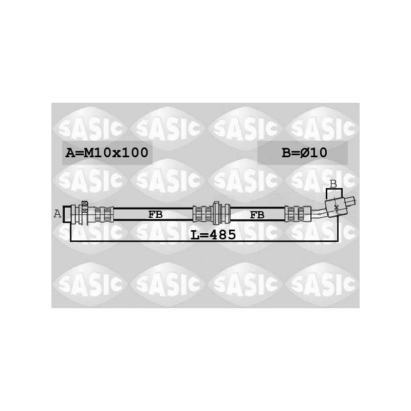 Flexible De Frein Pour Nissan Almera Classic II Hatchback 462105M400