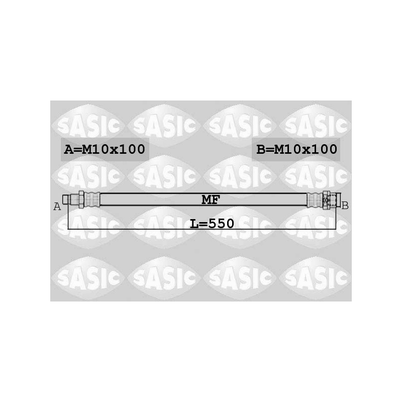 Flexible de Frein Avant Pour BMW X3 34303411443