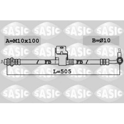 Flexible De Frein Pour Hyundai Accent III Kia RIO II 587381G300