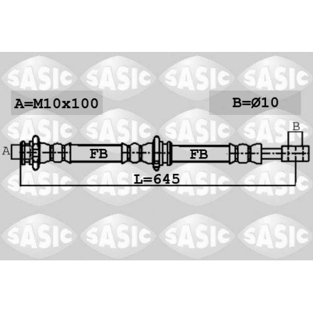 Flexible De Frein Pour Nissan Juke Van 462111KK0A 462111KK1A