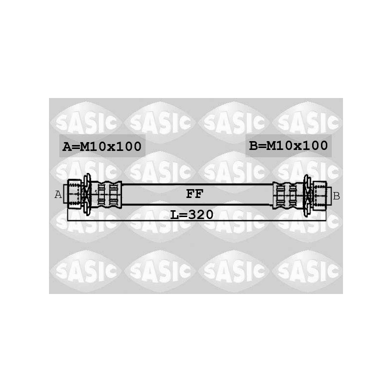 Flexible De Frein Arrière Pour Toyota RAV 4 II 9094702C53