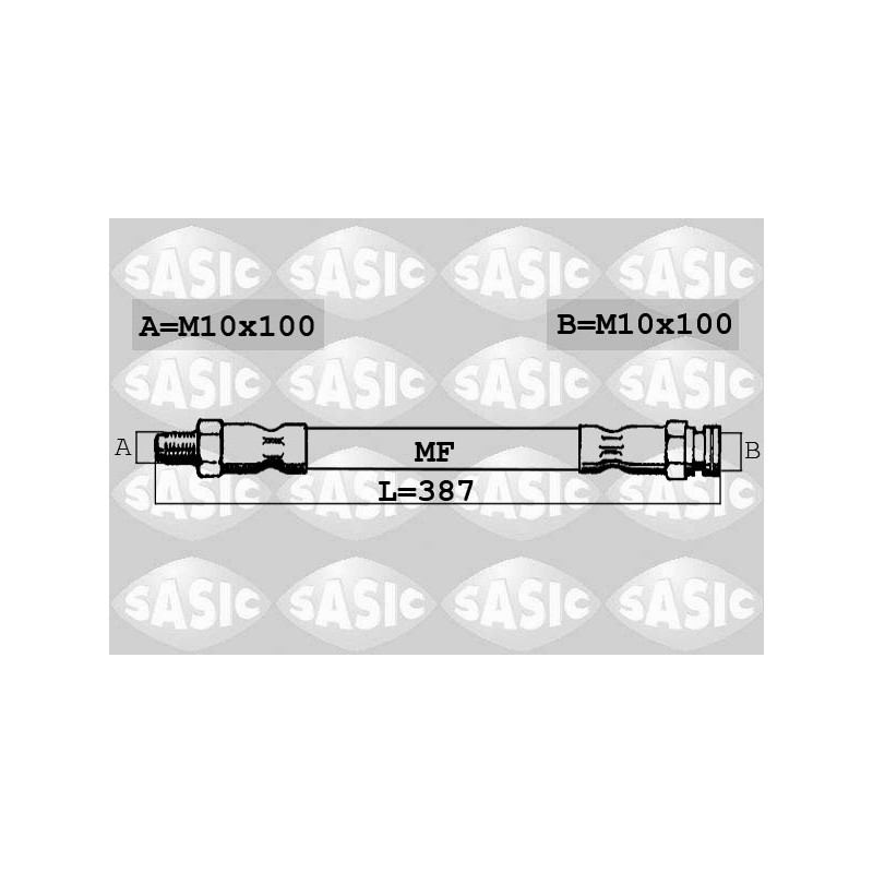 Flexible de Frein Avant Pour Fiat 500 500/595/695 Ford Lancia 51800680 1563598
