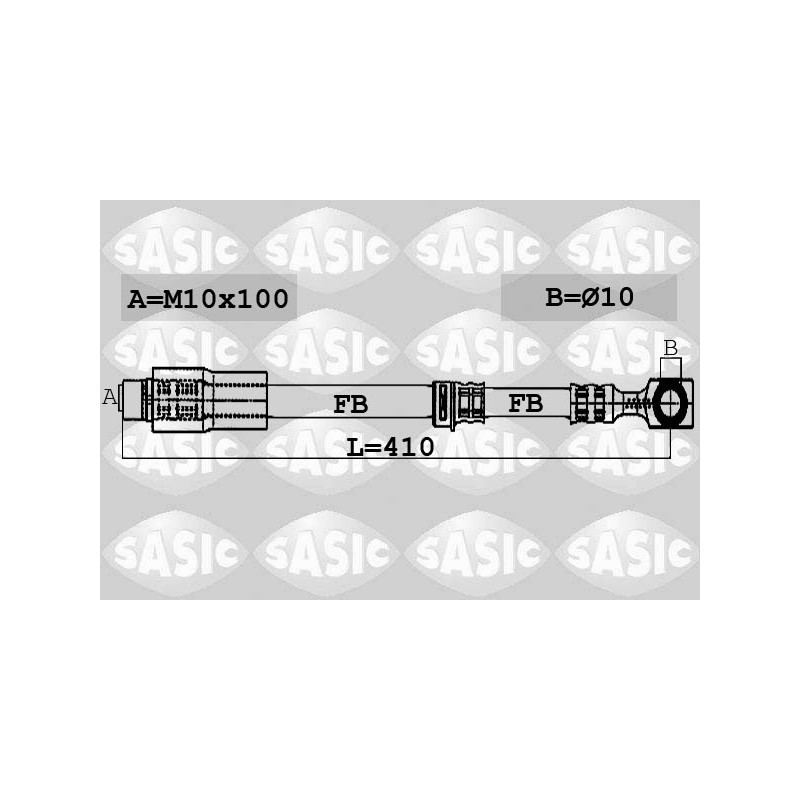 Flexible de Frein Avant Pour Opel Astra F G Zafira A B Family 562377 90498319