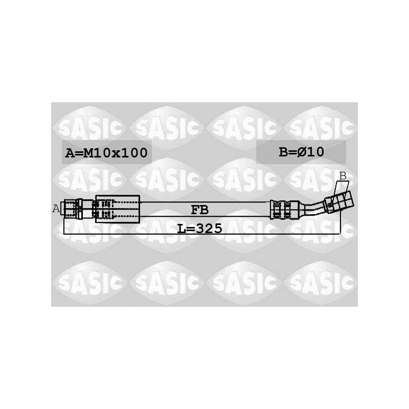 Flexible de Frein Avant Pour Opel Meriva A 13131296 13335201 5562245 562164