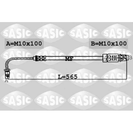 Flexible De Frein Pour Peugeot 406 480688