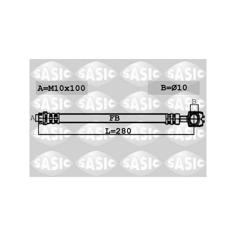 Flexible De Frein Arrière Pour Audi A4 Seat Exeo 8E0611775N
