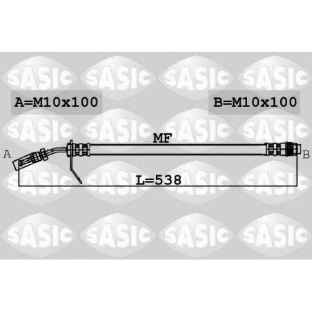 Flexible de Frein Avant Pour Renault Master II 8200057462 8200673552