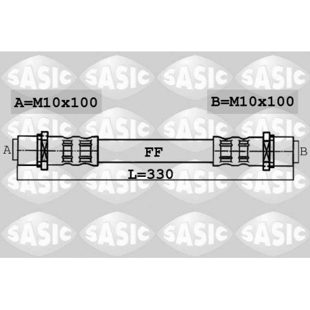 Flexible de Frein Avant Pour Audi A4 Seat Exeo 8E0611707 8E0611707G